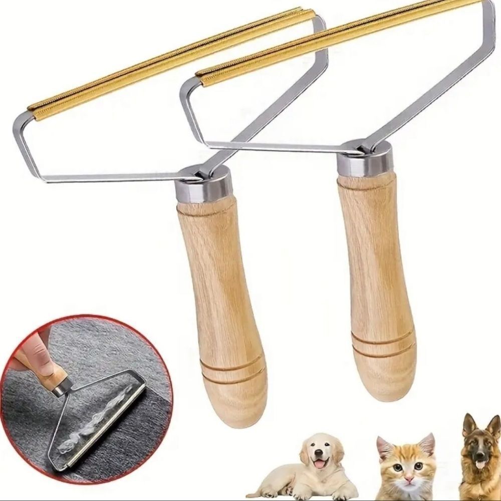 NWT 2 PACK Pet Hair Remover cat dog fur cleaner - Carpet clothing car furniture